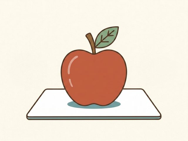 Flashcard illustration from the Colours lesson